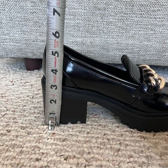 Guess Kimilee Platform Chunky Black Loafer Y2K - Picture 3 of 10